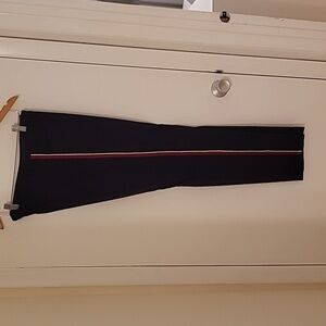 Navy blue with a 2 tone tone stripe